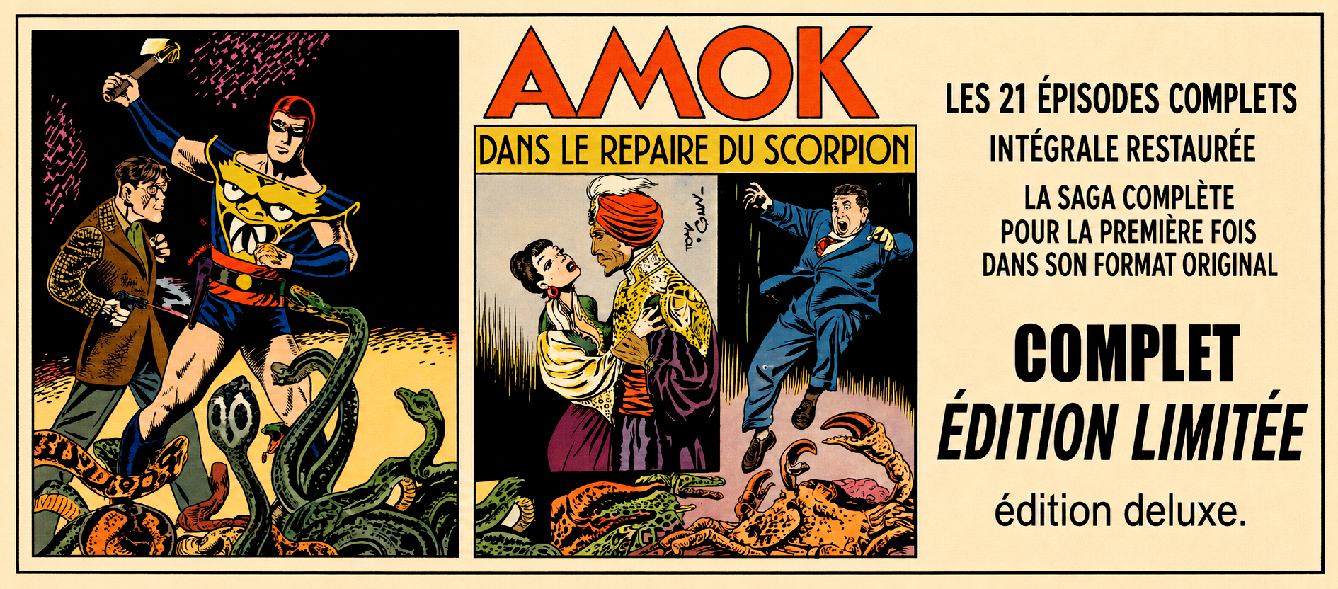 Annonce AMOK, intégrale restaurée en édition limitée